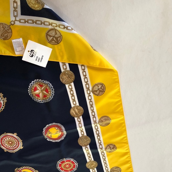 NWT Nautical Old World Italian Scarf 34”x34” - Picture 7 of 12